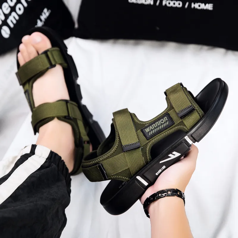 Warrior Beach Sandals Men's Green-3