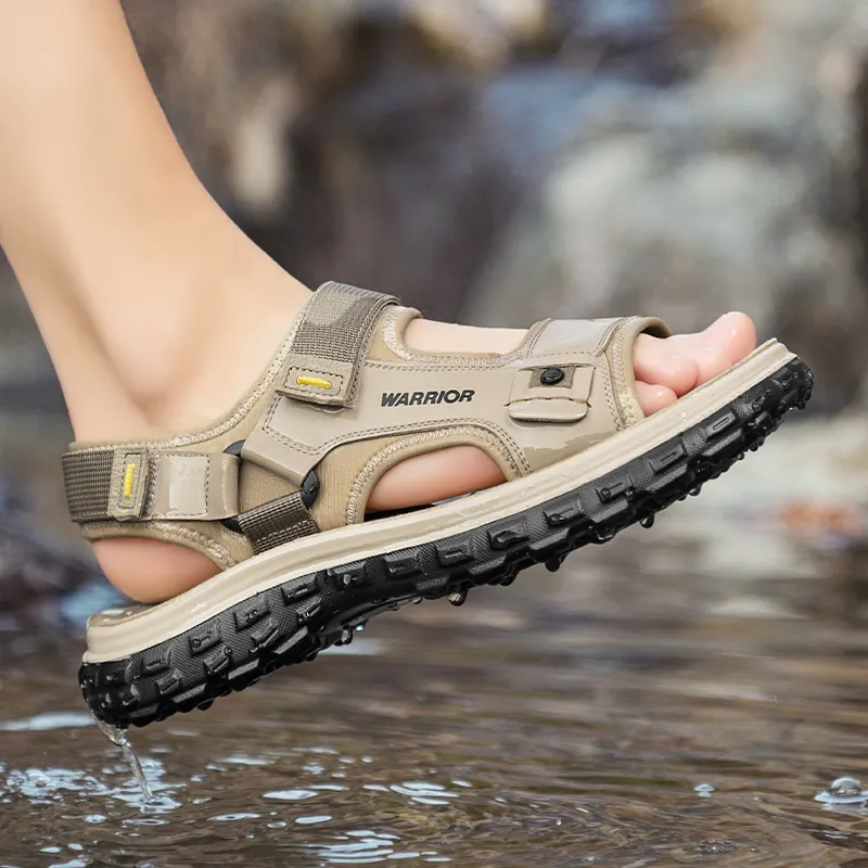 Warrior Beach Sandals Men's Khaki-7