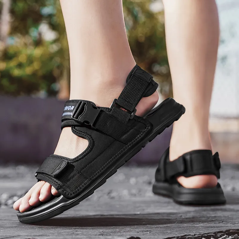 Warrior Beach Sandals Men's Black-6