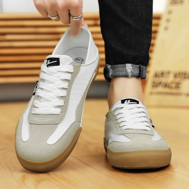 Warrior German Army Trainers Anti Slip Wear Resistant Breathable Lightweight Low Top Canvas Shoes Unisex White Gray-10