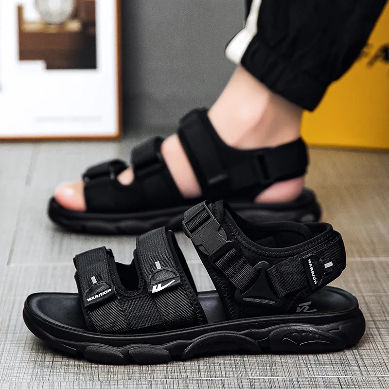 Warrior Beach Sandals Men's Black-8