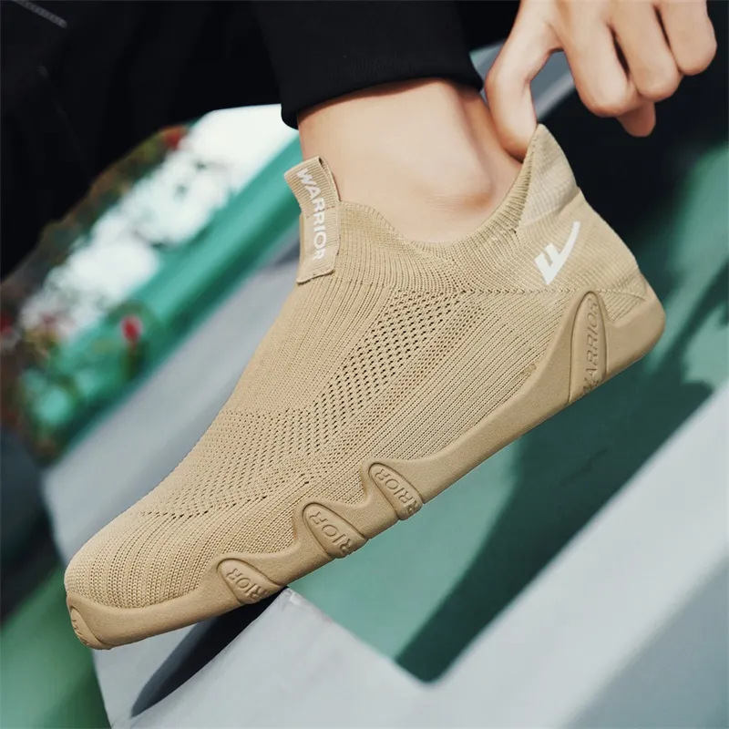 Warrior Slip Resistant, Abrasion Resistant, Breathable, Lightweight Coverage Low Top Casual Shoes Men's Khaki-9