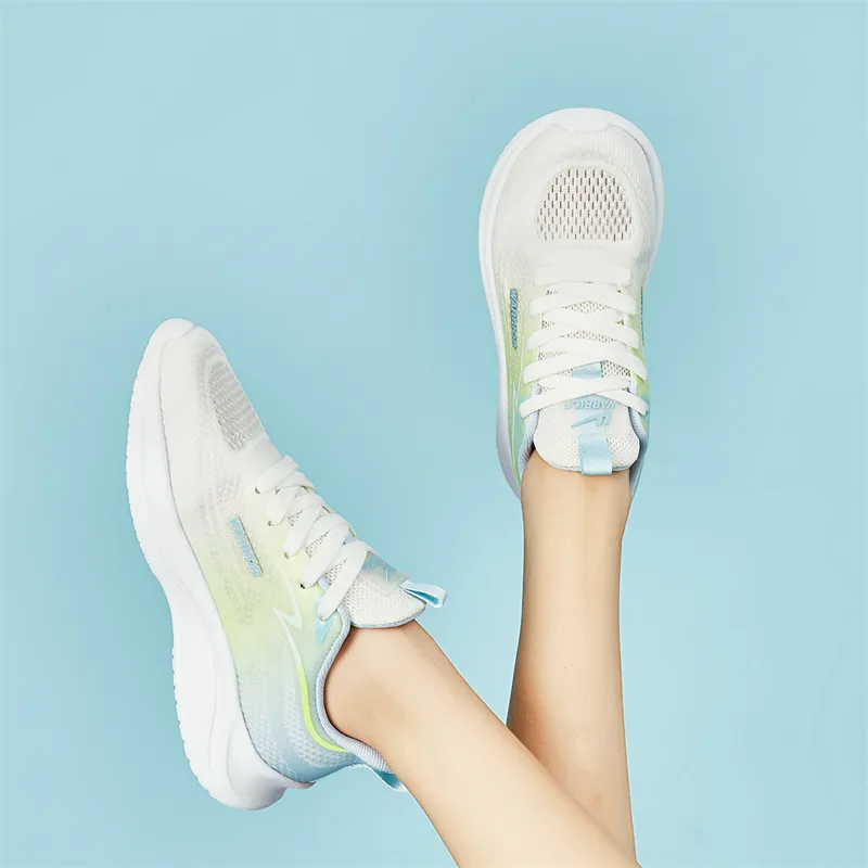 Warrior Slip Resistant, Abrasion Resistant, Lightweight, Rebound Coverage Low Top Long Distance Running Shoes Unisex-18