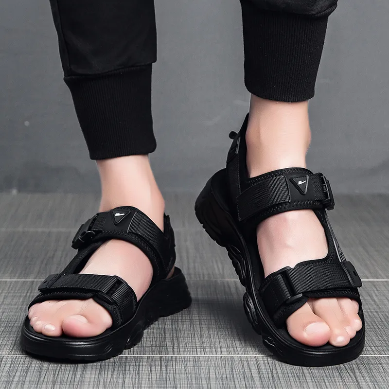 Warrior Casual Chef Shoes Beach Sandals Men's Black-3