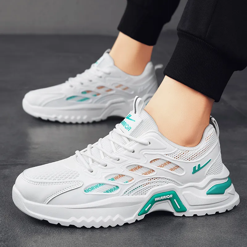 WARRIOR Chunky Sneakers Men Low Top Blue-7
