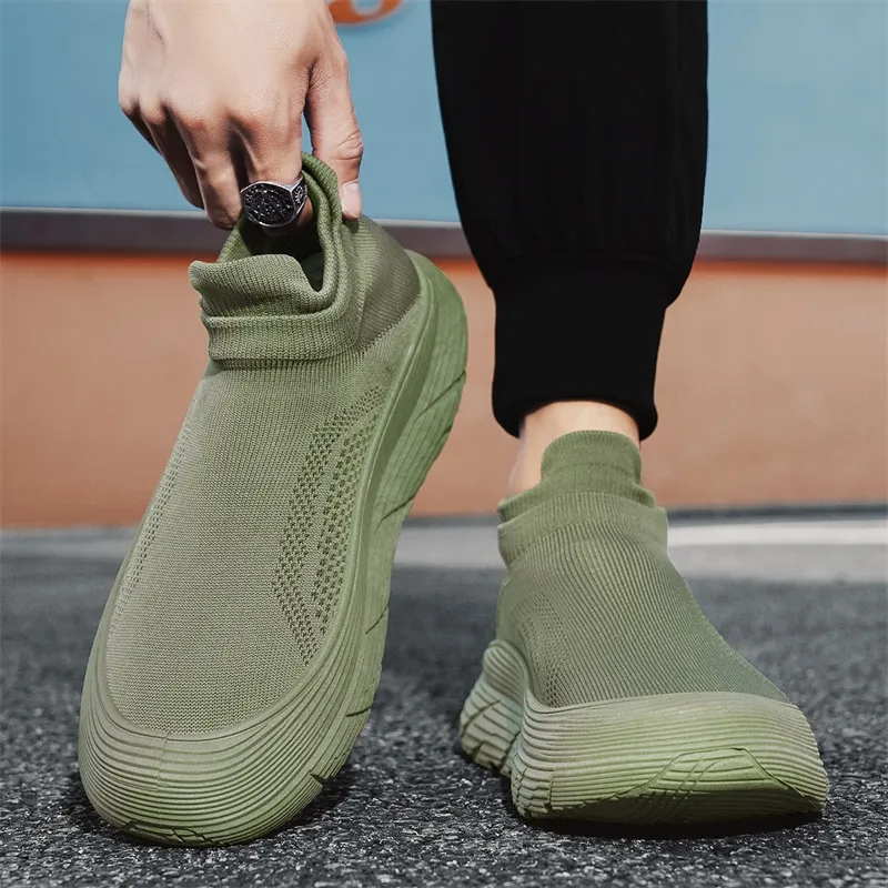 Warrior Cushioning Coverage Wear Resistant Lightweight Breathable Slip Resistant Low Top Casual Shoes Men's Army Green-10