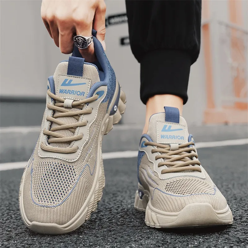 WARRIOR Running Shoes Men Low Top-9