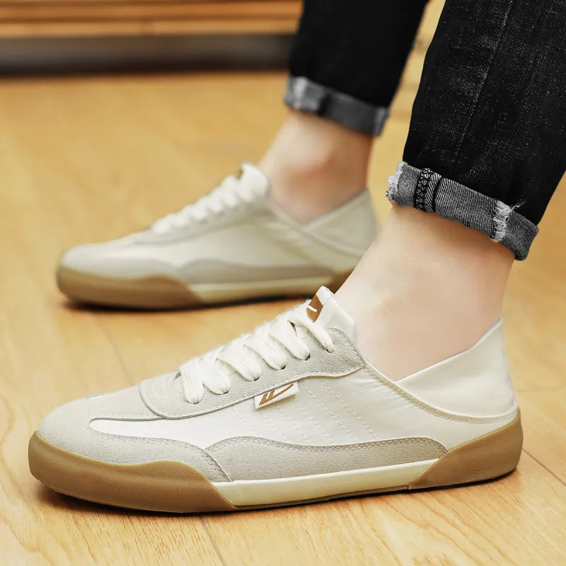 Warrior German Army Trainers Wear resistant Lightweight Breathable And Non slip. Low Top Canvas Shoes Unisex Apricot-6