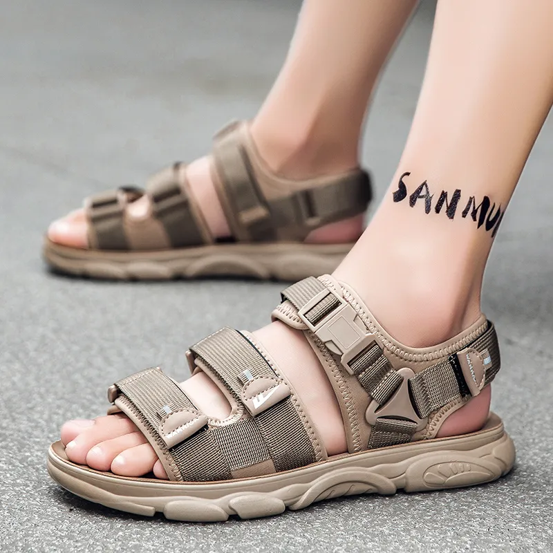 Warrior Beach Sandals Men's Khaki-1