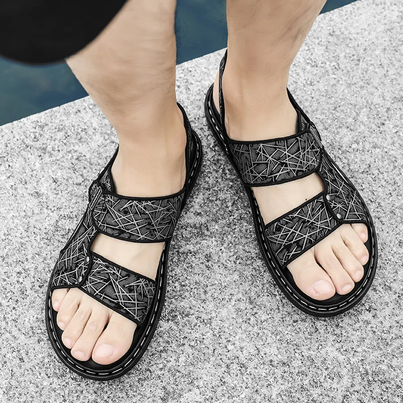 Warrior Casual Chef Shoes Beach Sandals Men's Gray-11
