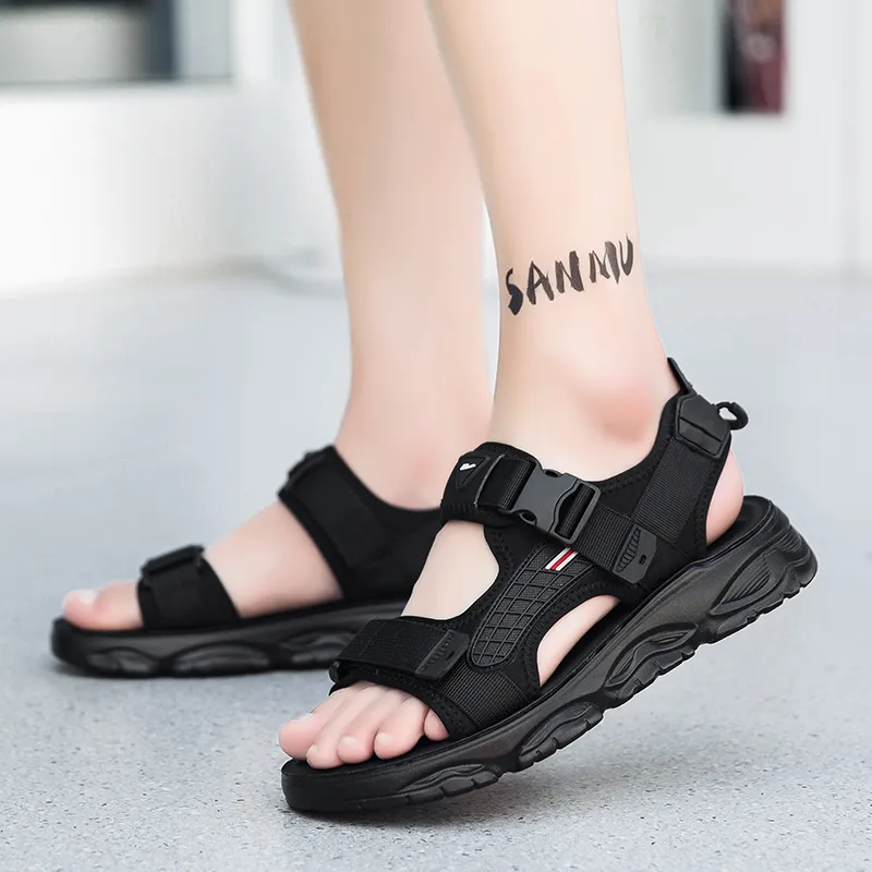 Warrior Casual Chef Shoes Beach Sandals Men's Black-10