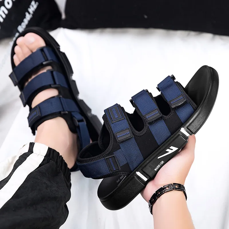 Warrior Beach Sandals Men's Blue Black-3
