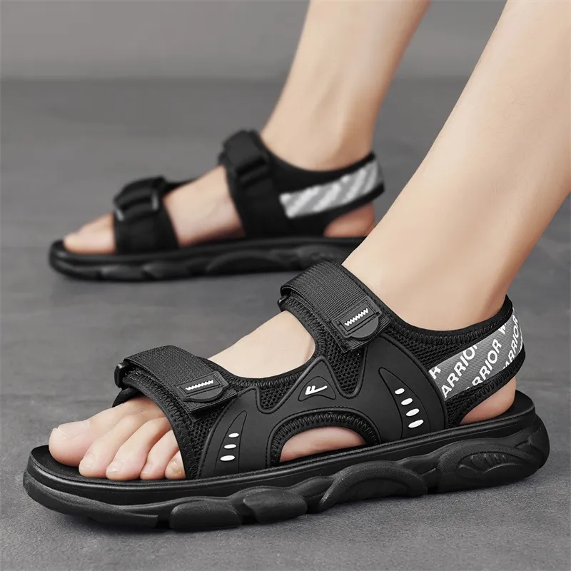 Warrior Casual Chef Shoes Beach Sandals Unisex Black-6