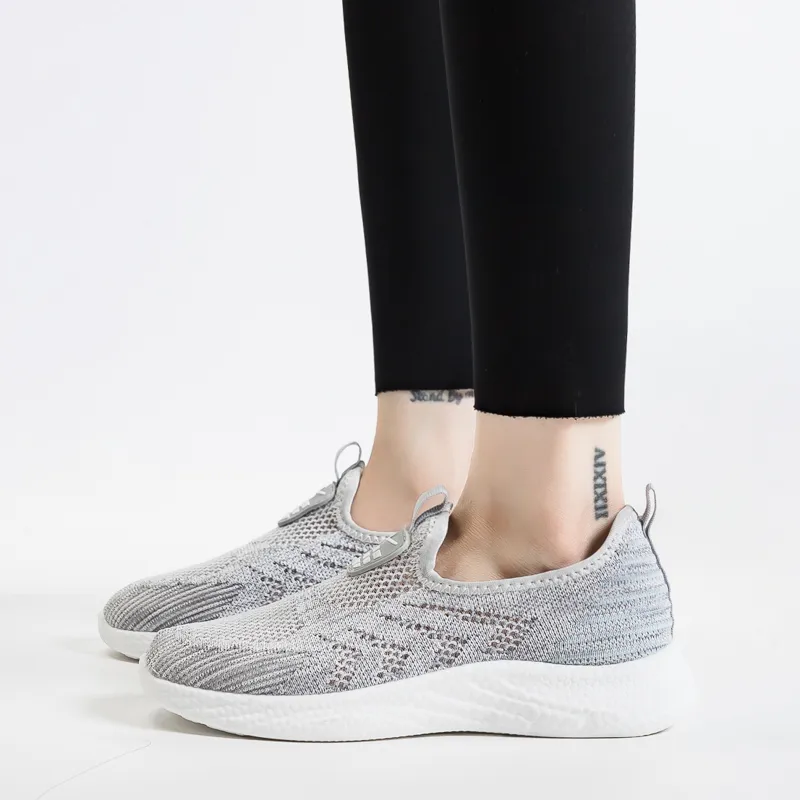 Warrior Slip-on Slip-on Shoes Wear-resistant Lightweight Breathable And Non-slip. Low-Top Casual Shoes Women's-4