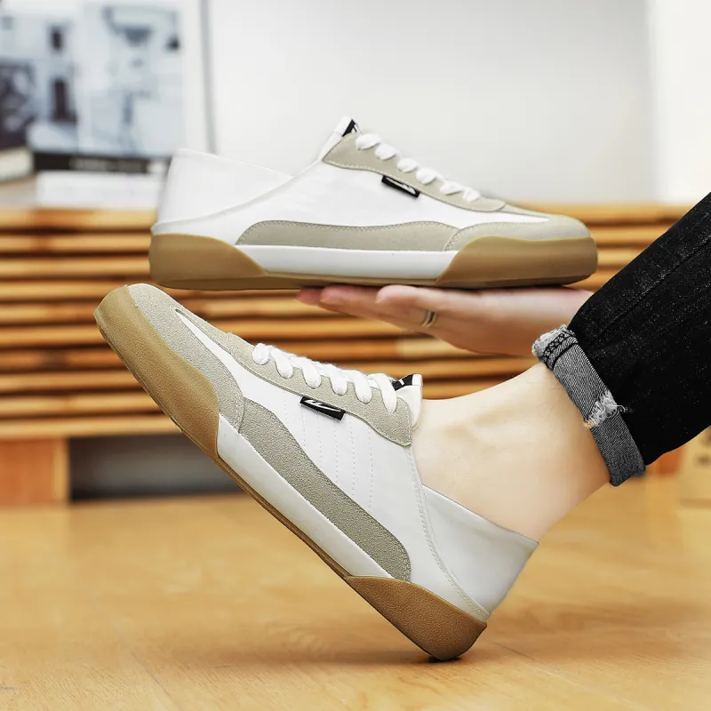 Warrior German Army Trainers Anti Slip Wear Resistant Breathable Lightweight Low Top Canvas Shoes Unisex White Gray-9