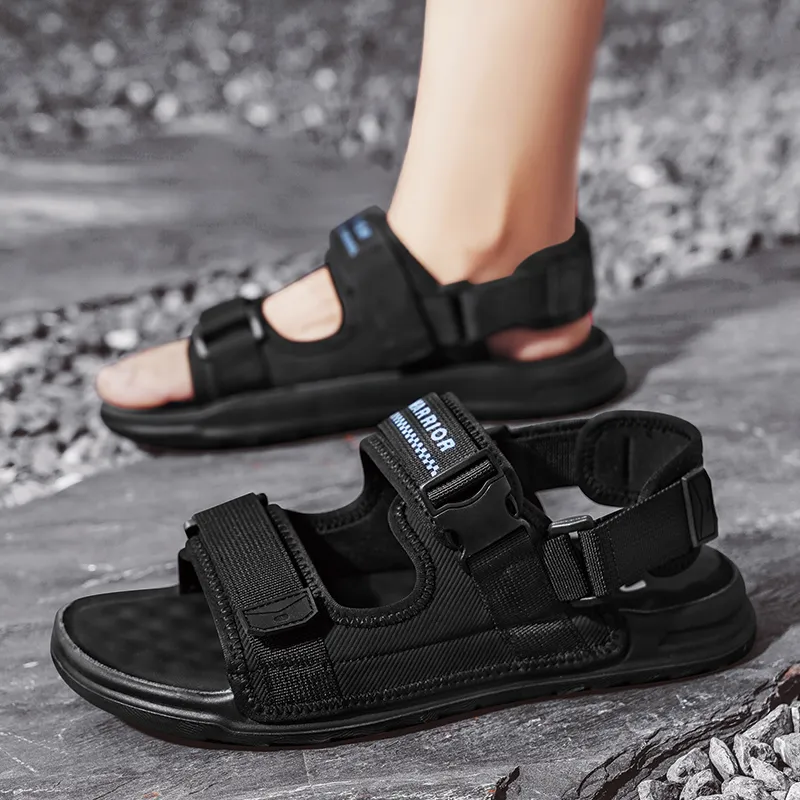 Warrior Beach Sandals Men's Black-7