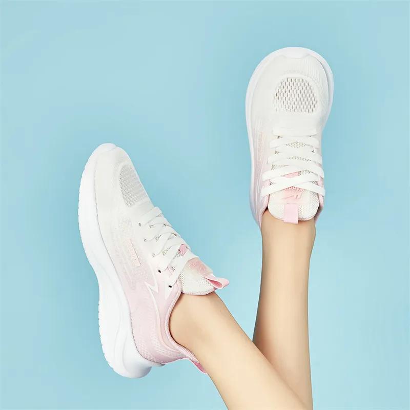 Warrior Slip Resistant, Abrasion Resistant, Lightweight, Rebound Coverage Low Top Long Distance Running Shoes Unisex-4