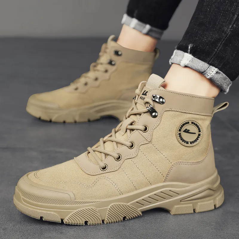 Warrior Crew Martin Boot Men's Khaki-6