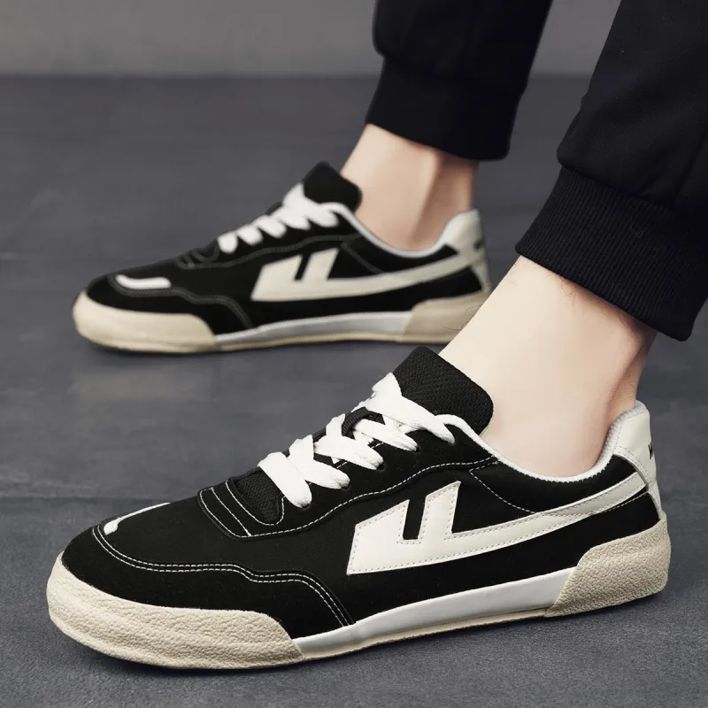 Warrior Wear resistant, Lightweight, Breathable, And Non slip. Low Top Canvas Shoes Unisex Black Rice Dark Beige-6