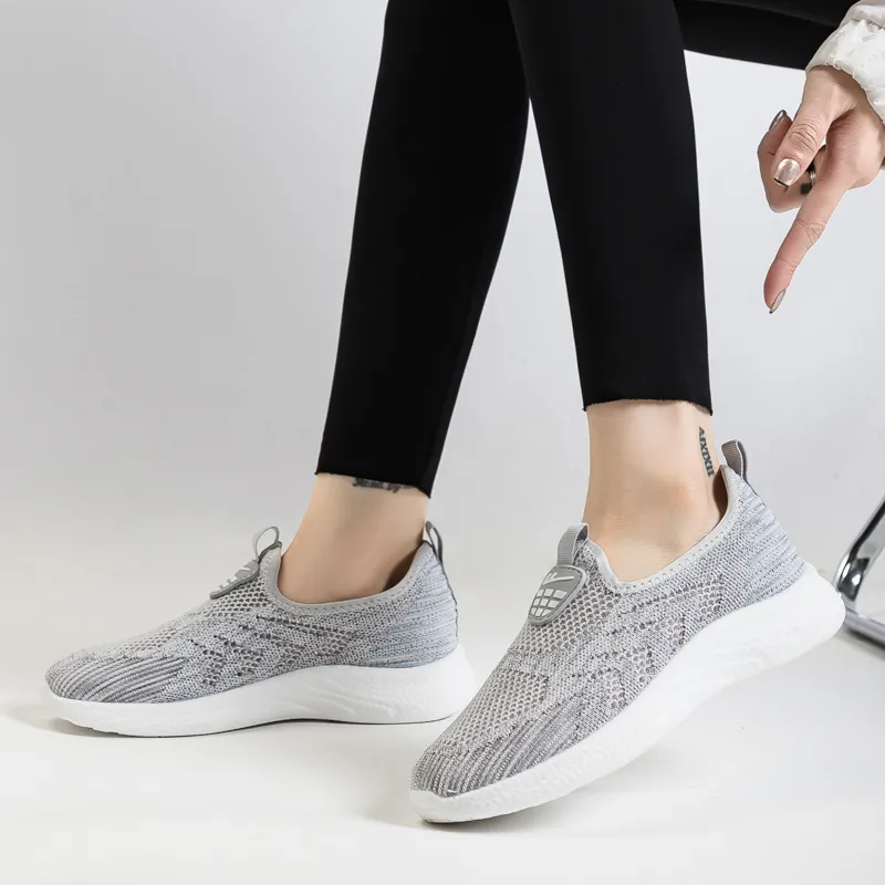 Warrior Slip-on Slip-on Shoes Wear-resistant Lightweight Breathable And Non-slip. Low-Top Casual Shoes Women's-5