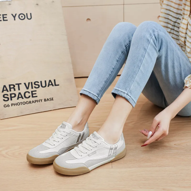 Warrior Anti Slip Wear Resistant Breathable Lightweight Coverage Low Top Canvas Shoes Unisex Beige Brown Silver-14