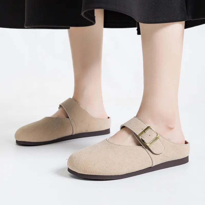 Warrior Abrasion Resistant Slip Resistant Closed Toe Slippers Women's Khaki-3
