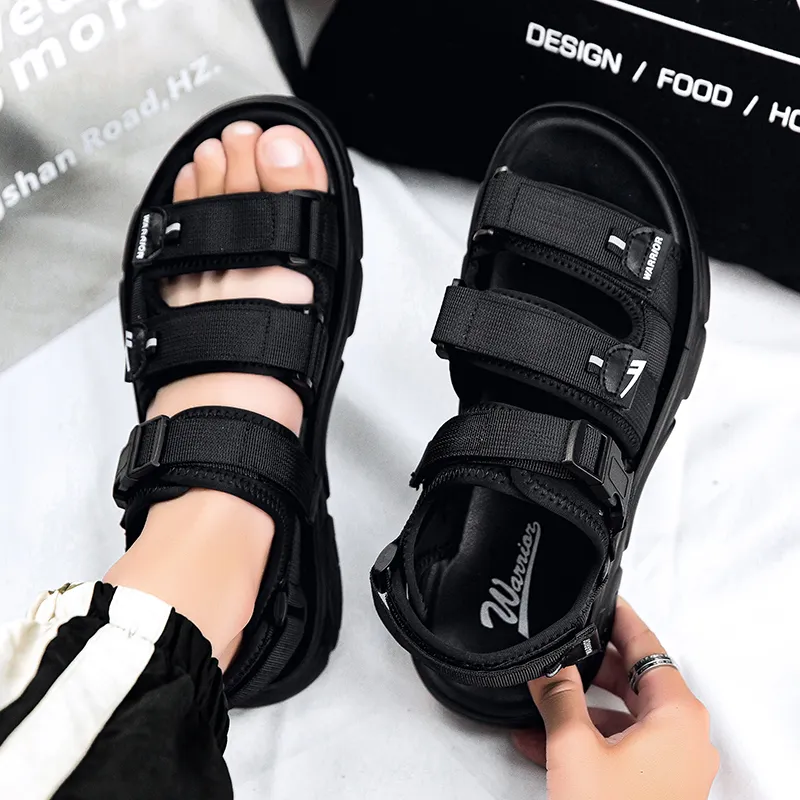 Warrior Beach Sandals Men's Black-9