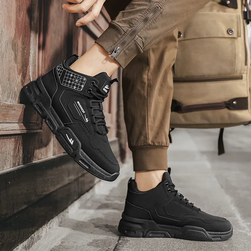 WARRIOR Martin Boots Men Black-10