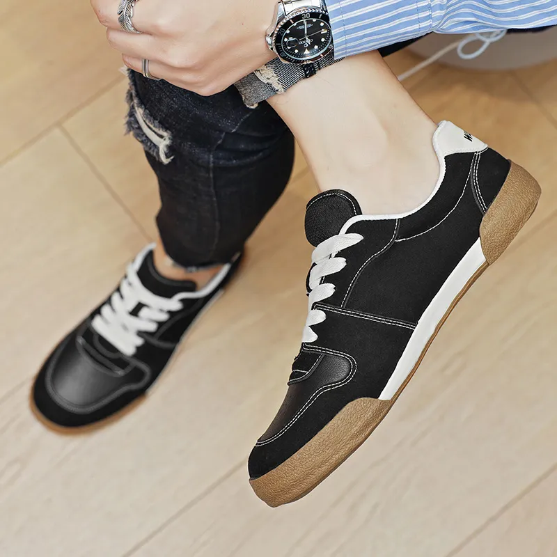 Warrior Wear resistant Lightweight Breathable And Non slip. Low Top Canvas Shoes Unisex Black-8