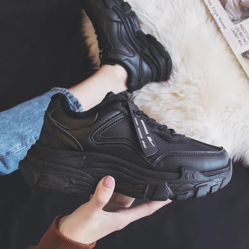 Warrior Slip Resistant, Abrasion Resistant, Lightweight, Height Increasing Coverage Low Top Chunky Sneakers Women's-21