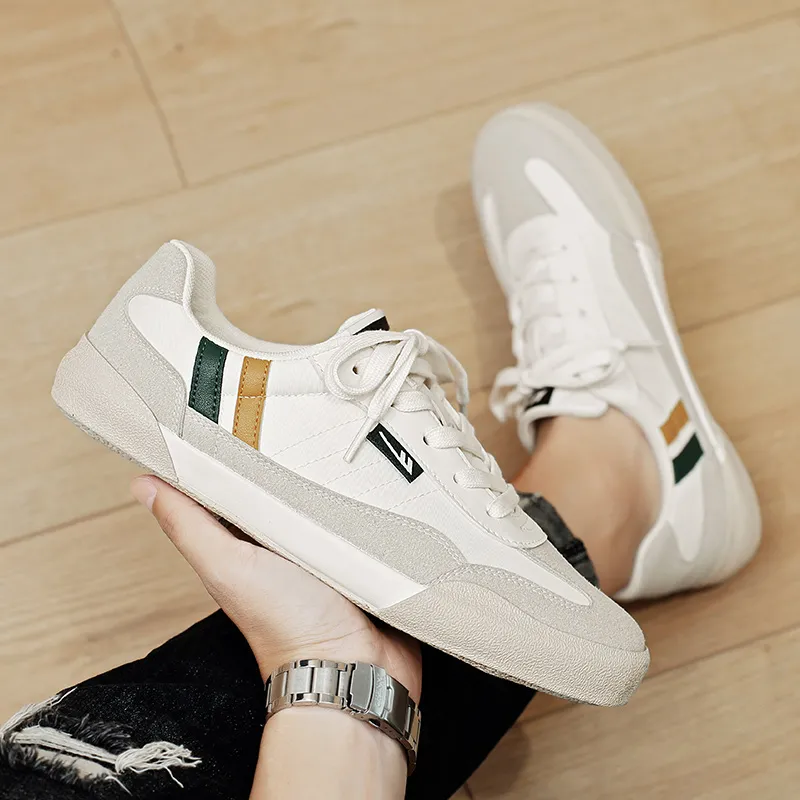 WARRIOR Canvas Shoes Unisex Low Top Gray/Green-8