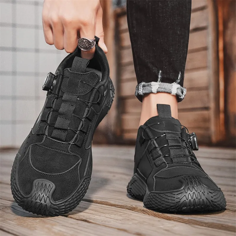 Warrior Slip on Slip on Shoes Abrasion Resistant Lightweight Slip Resistant Low Top Casual Shoes Men Black-9
