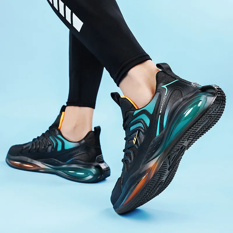 WARRIOR Running Shoes Men Low Top Orange-6