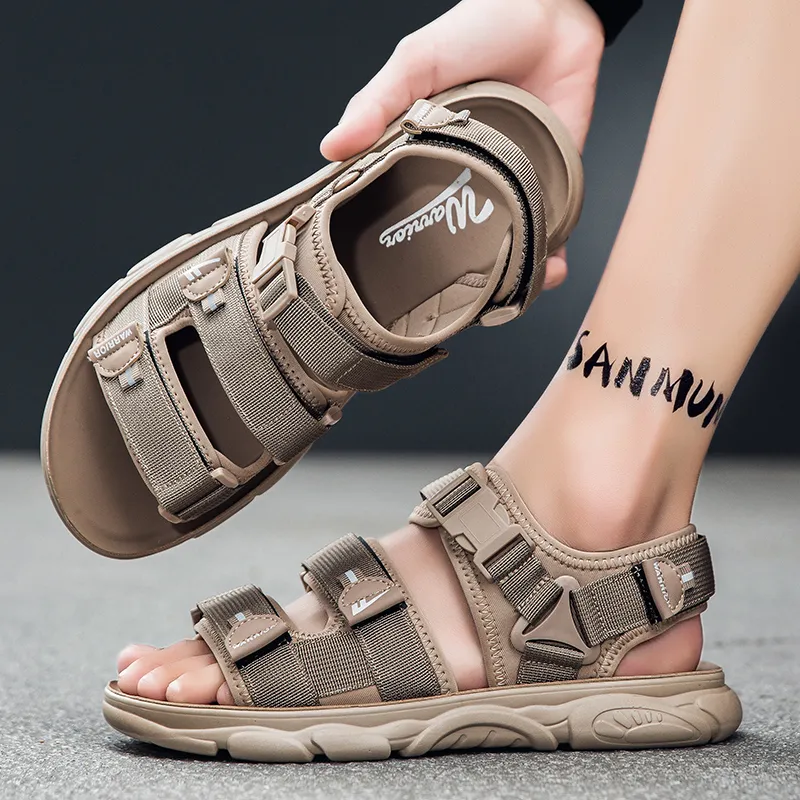 Warrior Beach Sandals Men's Khaki-3