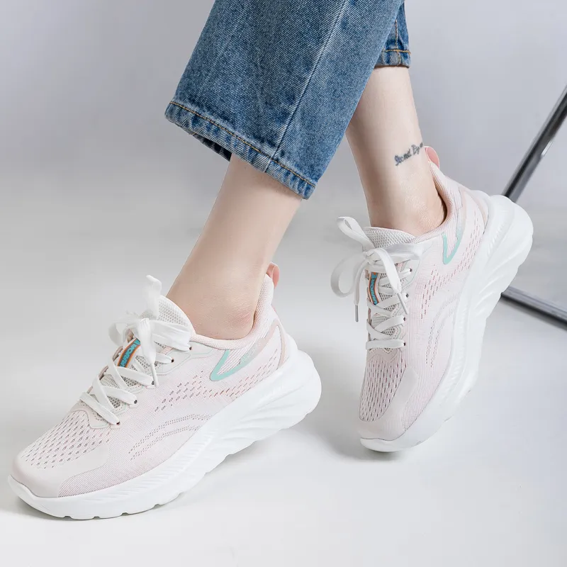 Warrior Cushioning Anti-Slip Wear-Resistant Breathable Support Height Increasing Low-Top Casual Shoes Women's-5
