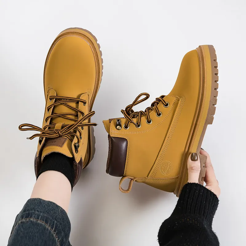 Warrior Crew Martin Boot Women's Yellow-7