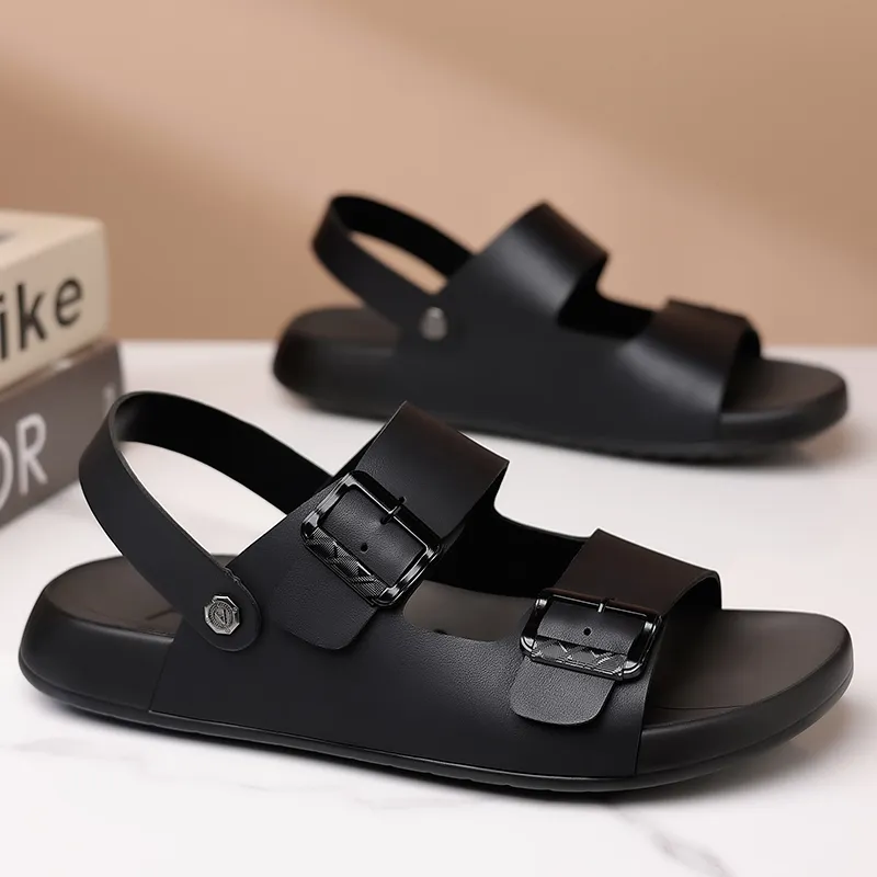 AOKANG Beach Sandals Men Khaki-3