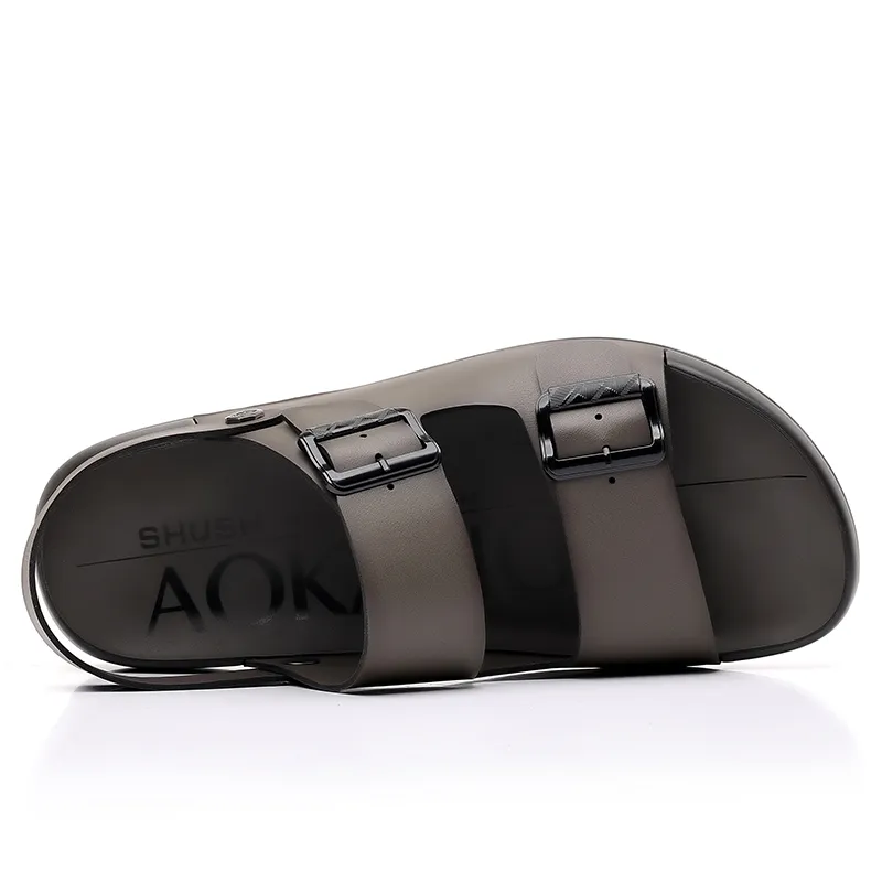 AOKANG Beach Sandals Men Khaki-7