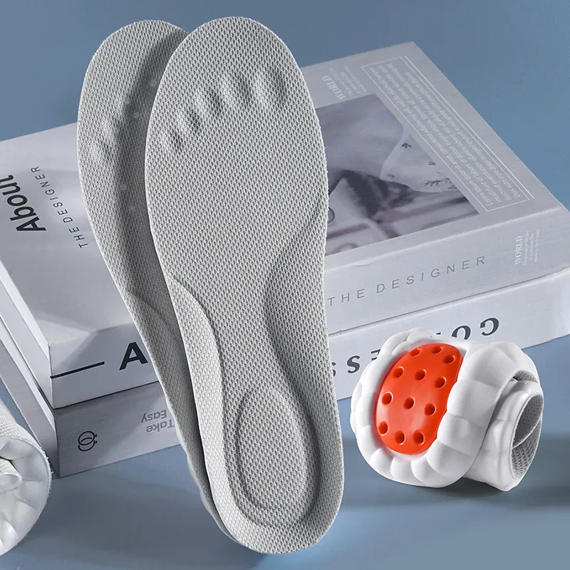 Footprint Tribe Breathable Mesh+PU+GEL Cushioning Layer Insoles Unisex-3