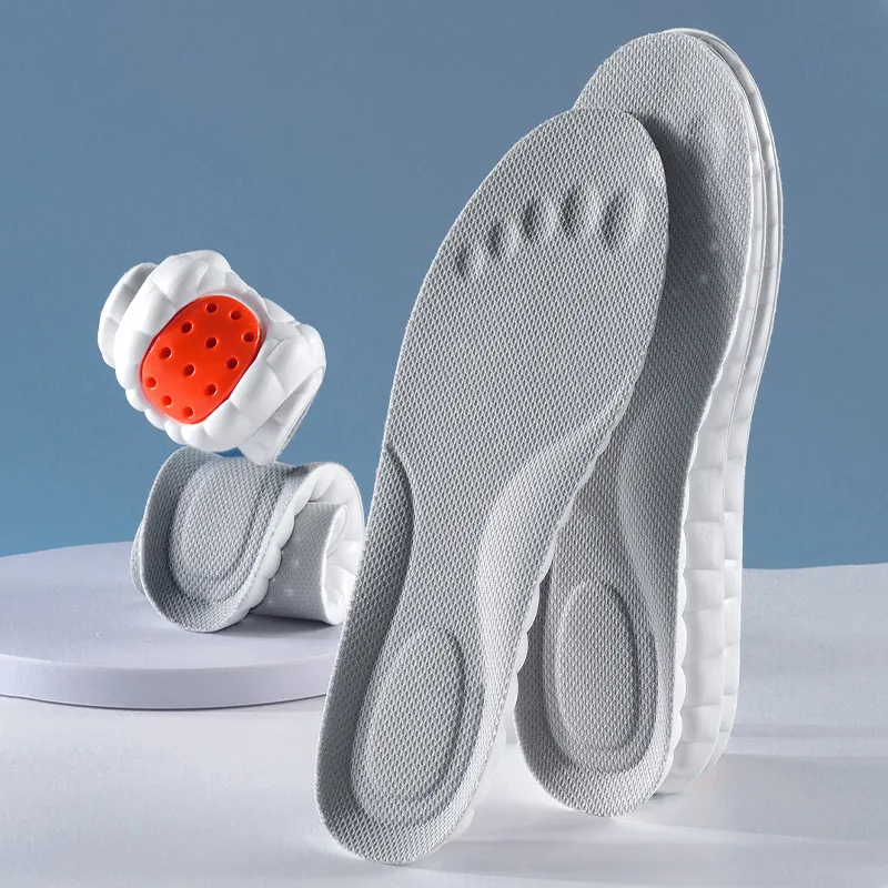 Footprint Tribe Breathable Mesh+PU+GEL Cushioning Layer Insoles Unisex-1