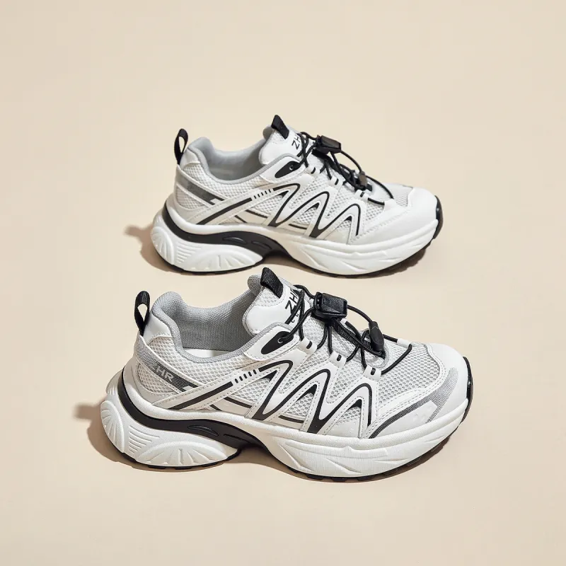 DEFINE CHOICE Breathable Coverage Low Top Chunky Sneakers Women's-4