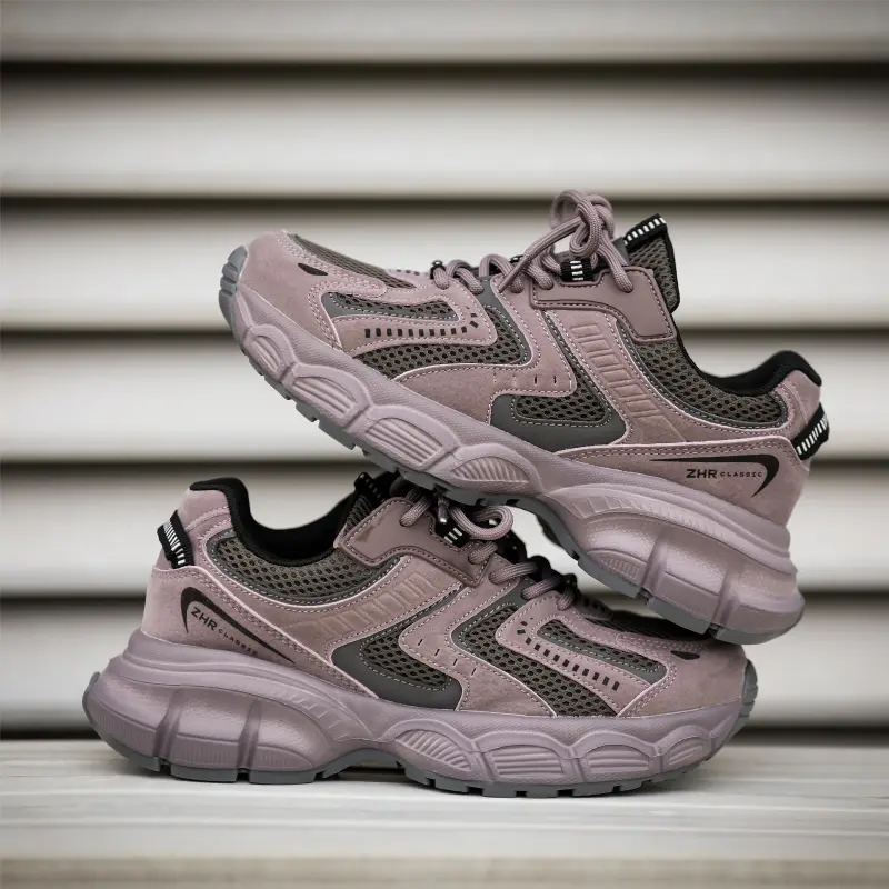 DEFINE CHOICE Cushioning Height Increasing Abrasion Resistant Slip Resistant Low Top Chunky Sneakers Women's-24