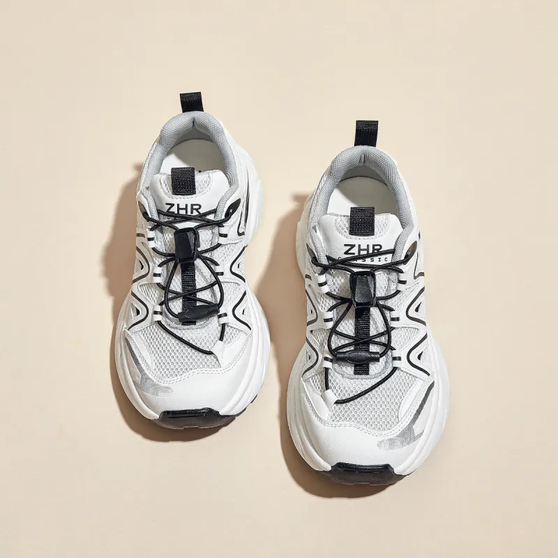 DEFINE CHOICE Breathable Coverage Low Top Chunky Sneakers Women's-3