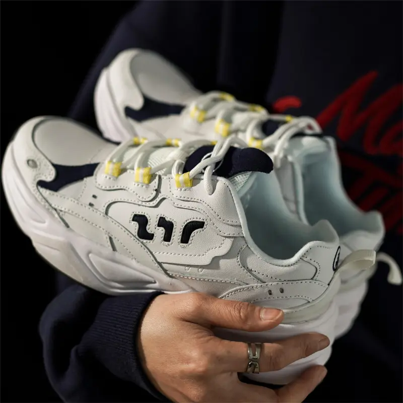 DEFINE CHOICE Anti Slip And Wear Resistant Height Increasing Low Top Chunky Sneakers Women's-5
