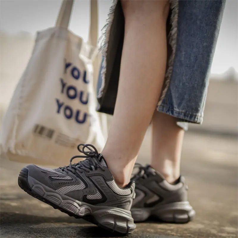 DEFINE CHOICE Cushioning Height Increasing Abrasion Resistant Slip Resistant Low Top Chunky Sneakers Women's-35