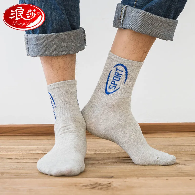 Lanza Mid Calf Socks Unisex 6 Pack-1