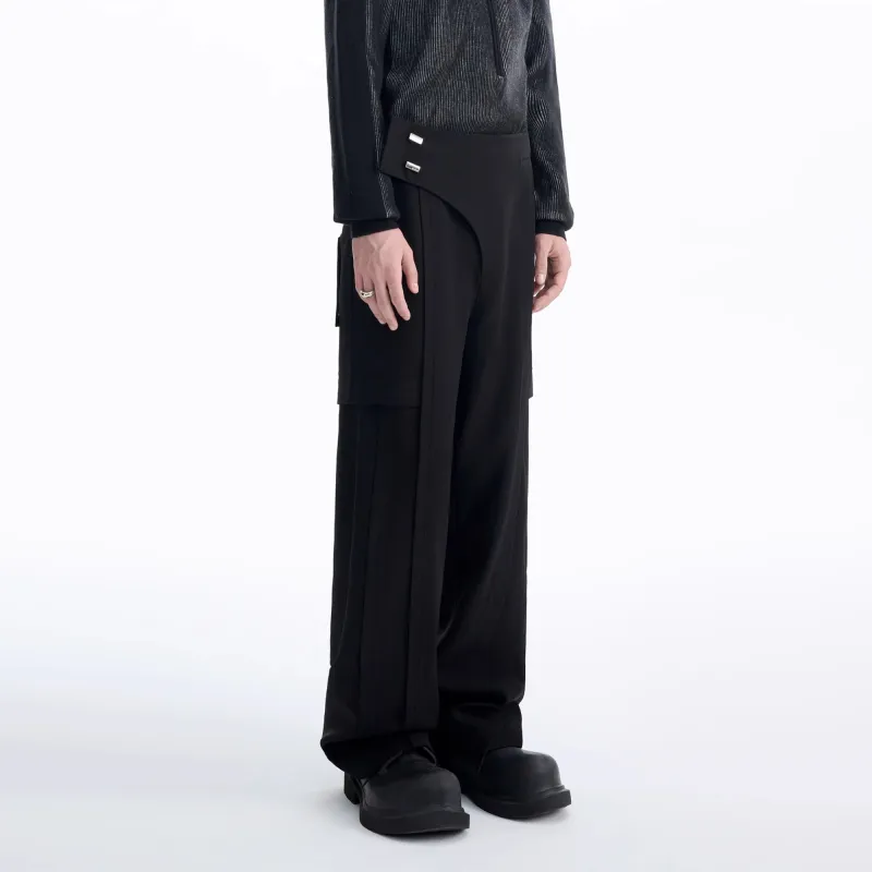 TIWILLTANG Casual Pants Men's Diamond Black-5