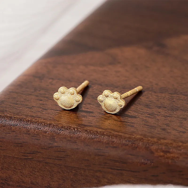 ABOUT LOVE 999 Fine Silver Stud Earrings Women's-5