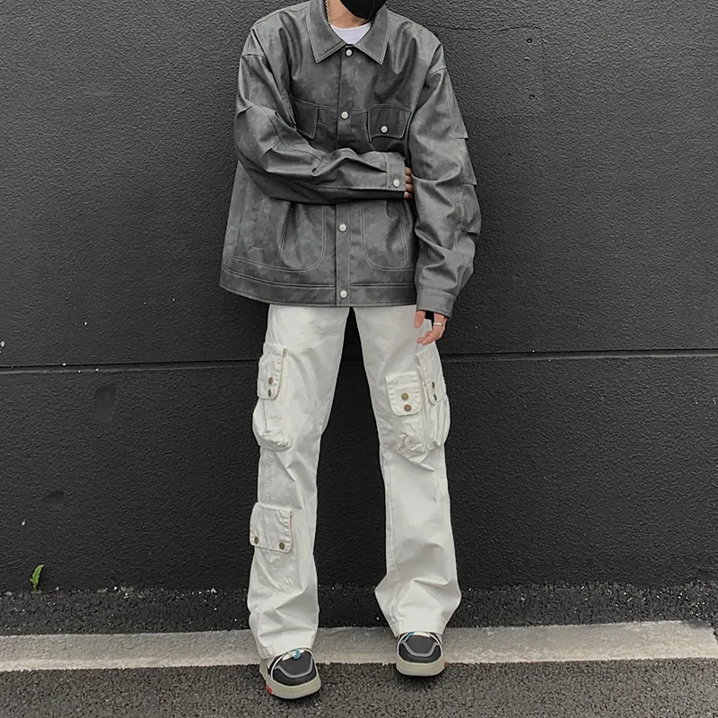 FOR FEAR THAT Leather Jacket Unisex-13