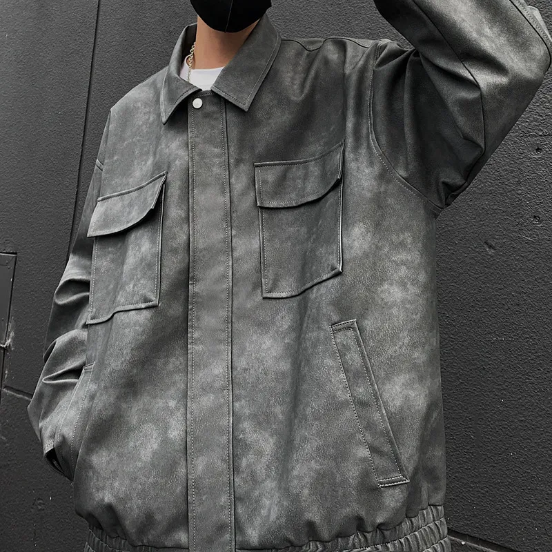 FOR FEAR THAT Leather Jacket Unisex-15